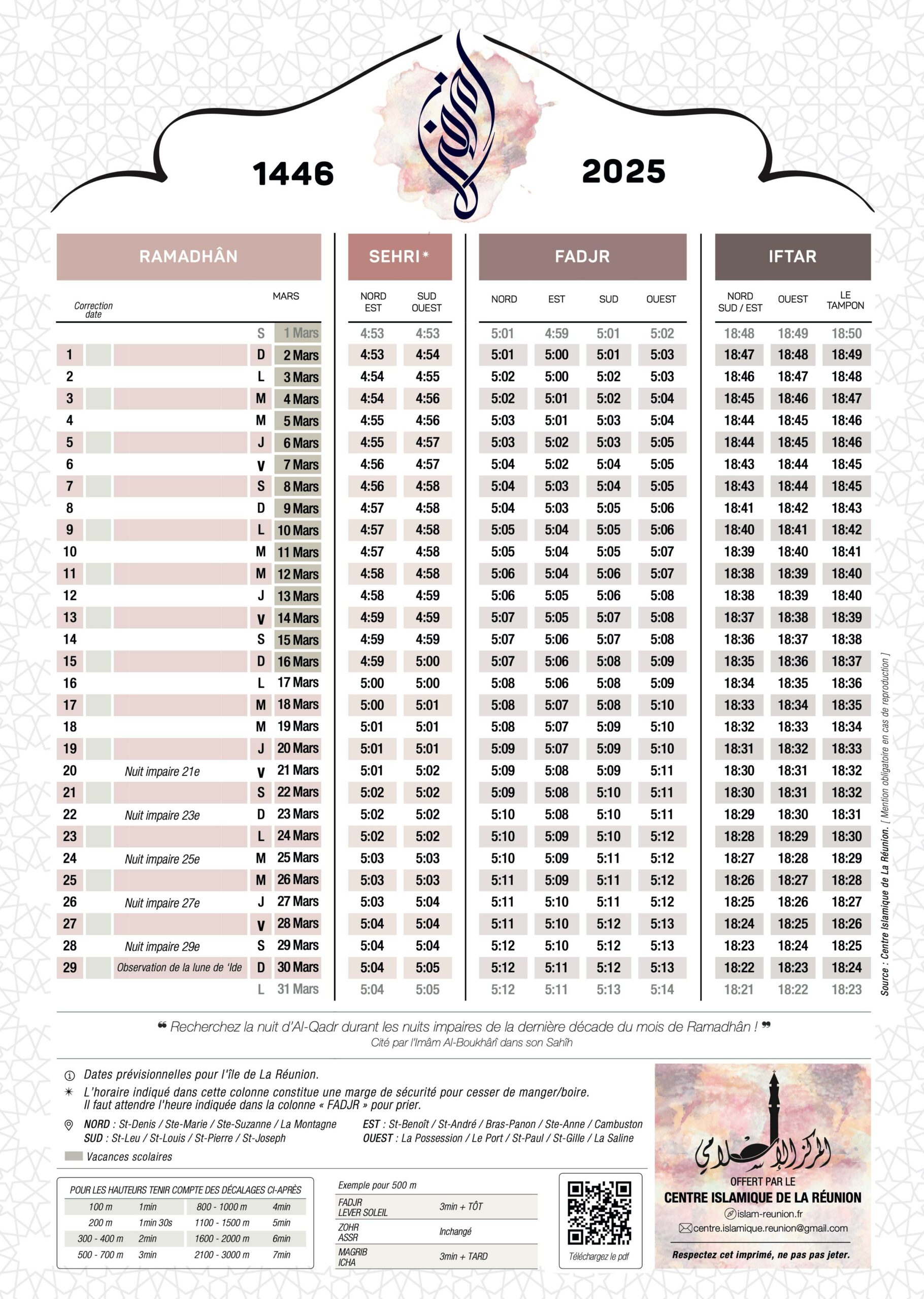 CIR_RAMADHAN-1446_Horaires